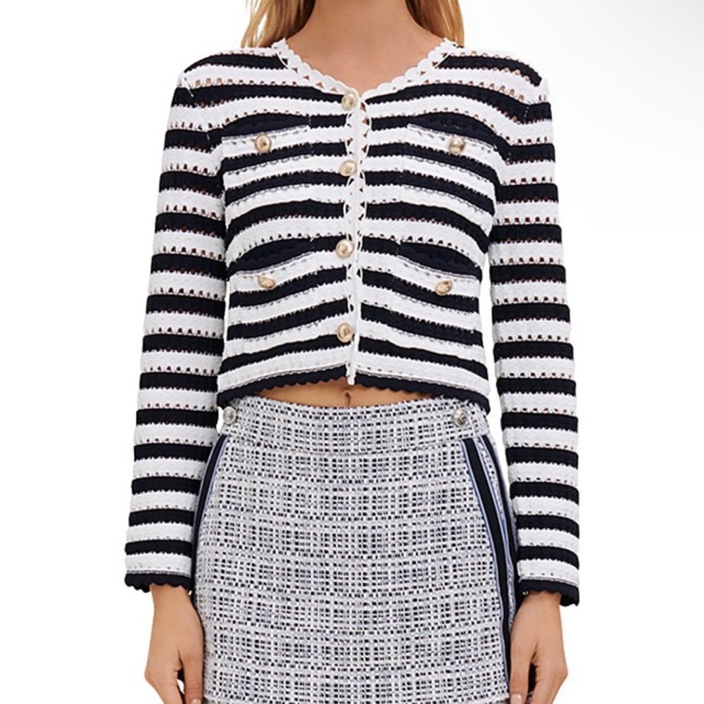 Maje striped cardigan